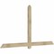 Ekena Millwork Eugene Rough Sawn Timber Gable Bracket, Douglas Fir, 84"W x 45"H x 2"D x 4"F, 13/12 Pitch GBW084X45X0204EUG00RDF - alternate 2